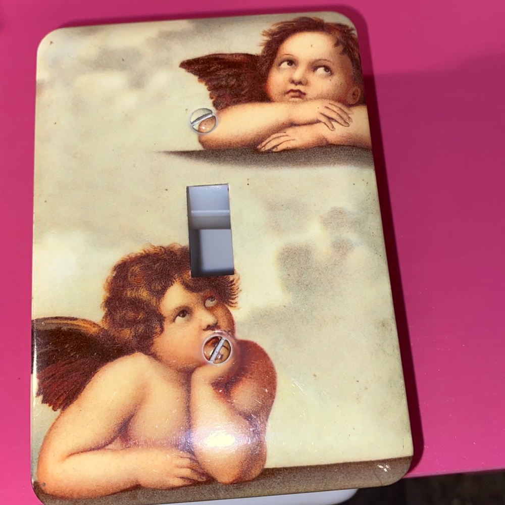 Angel Cherub Light Switch Plate Cover